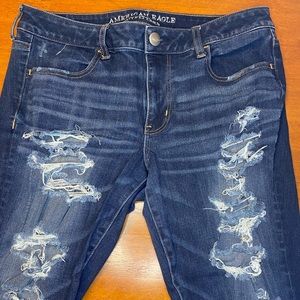 360 Super stretch American eagle skinny jeans
